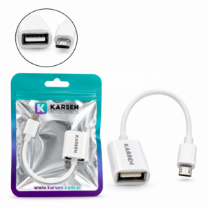 ADAPTADOR OTG TIPO V8 A USB KARSEN 6128