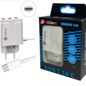 CARGADOR PARED VIAJERO KOSMO 3.3A TIPO C