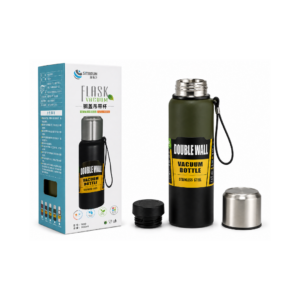 Termo Flask Vacuum 1000ml Acero Inoxible Tapa a Rosca 7089