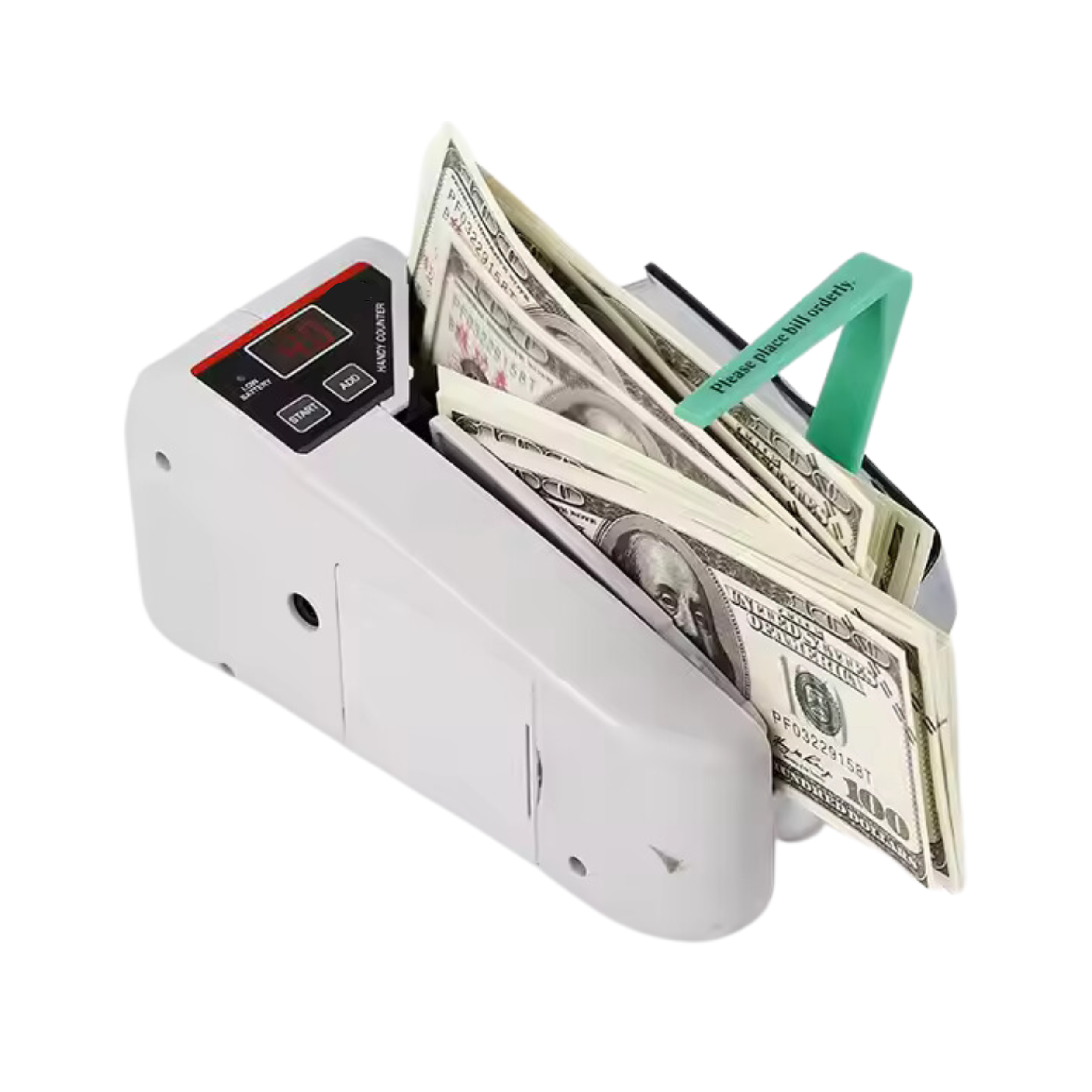 MAQUINA CONTADORA DE BILLETE PORTATIL - Imagen 2