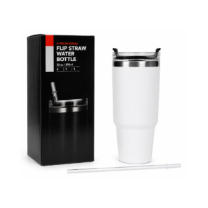VASO TERMICO 890ML FLIP STRAW SIN MANIJA DOUBLE-WALL