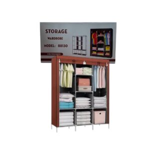 ROPERO PLACARD PORTATIL CON BARRA PARA COLGAR ROPA AV41009