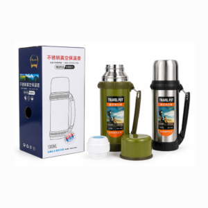 TERMO CON MANIJA DE COLORES 1300ML