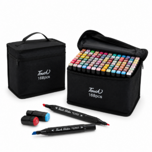 MARCADORES DOBLE PUNTA X 168 TOUCH 168PCS