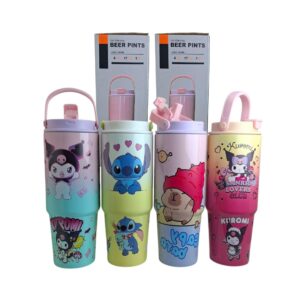 VASO TERMICO CON MANIJA PERSONAJES