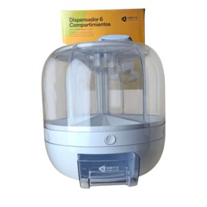 DISPENSADOR DE ALIMENTOS 6 CONTENEDORES OR-RFD6
