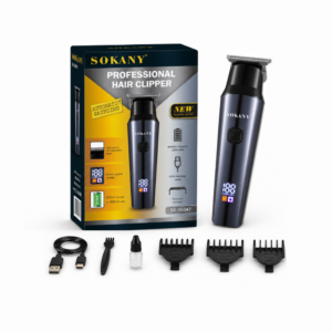 CORTAPELO PROFESIONAL SOKANY SK-16047 C/VISOR 2000MAH RECARGABLE