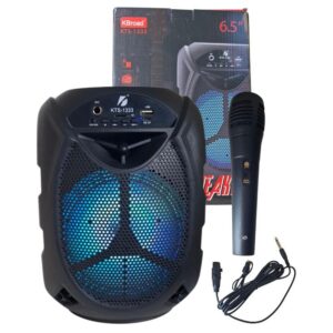 PARLANTE PORTATIL DE 6.5 CON MICROFONO KTS-1333
