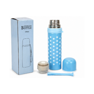 TERMO ACERO CON LUNARES 500ML -STAINLESS BOTTLE