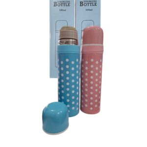 TERMO ACERO CON LUNARES 500ML -STAINLESS BOTTLE