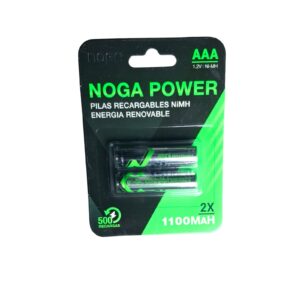 PILAS AAA RECARGABLE NOGA MH X 2 -   NP-AAAM 1100B