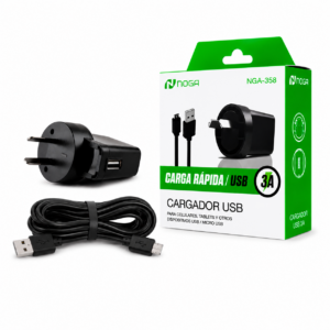 CARGADOR NOGA 3A 15W CON CABLE MICRO