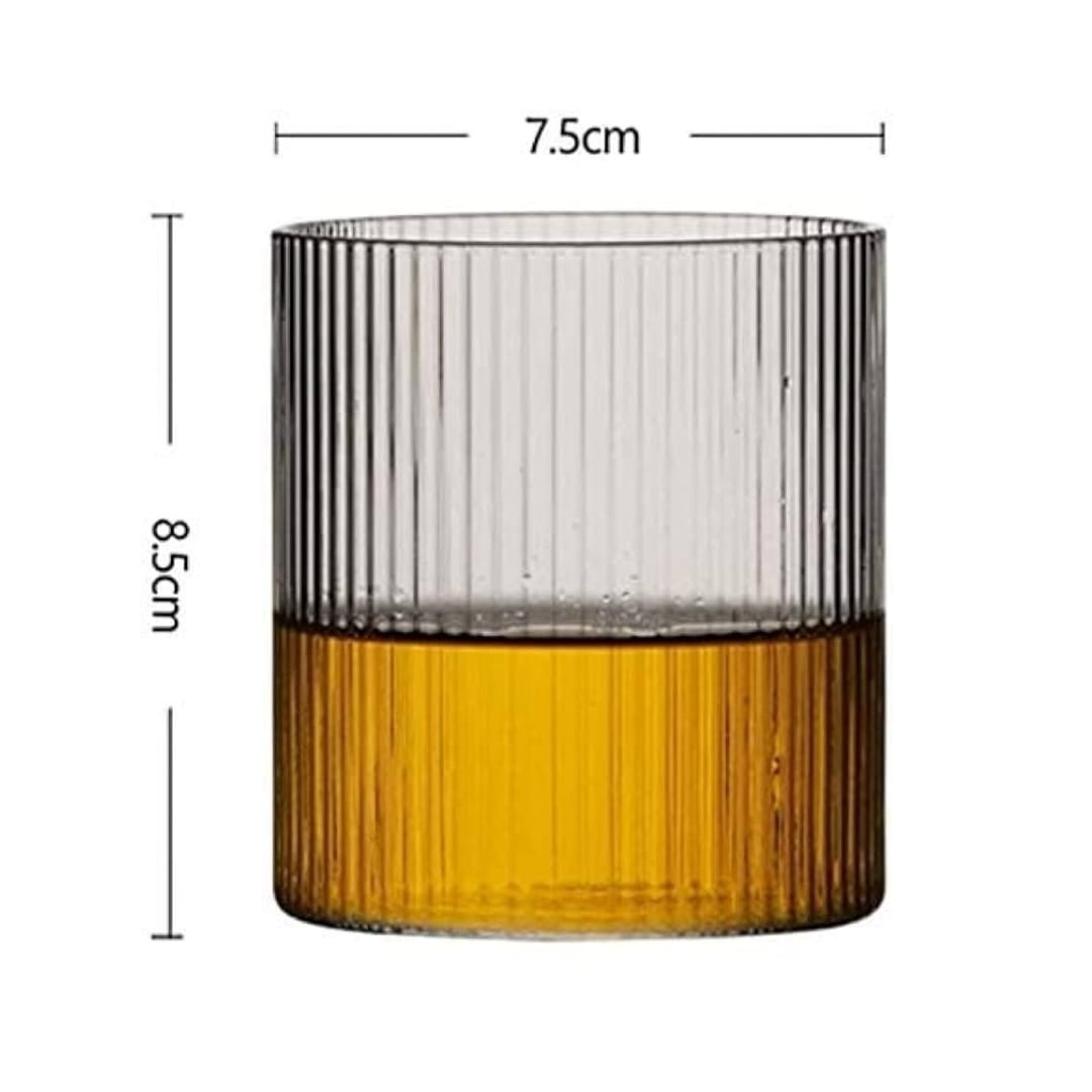 VASO RAYADO 7,5 X 8,5 CM 310 ML - Imagen 2