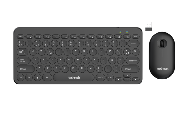 COMBO MOUSE + TECLADO INALAMBRICO 2.4GHZ NM-KB850 - Imagen 2