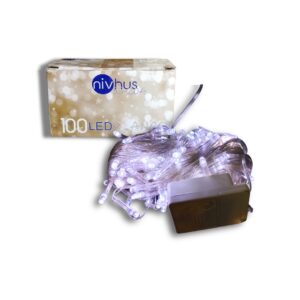 LUZ GUIRNALDA LED BLANCO 10 MTS 220V 100 LUCES SS-204