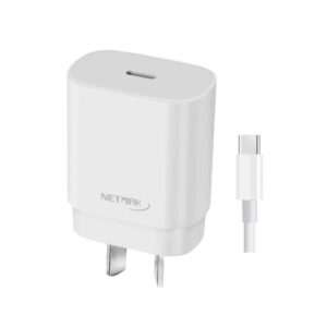 CARGADOR TIPO C NETMAK 30W C/CABLE NM-CP2