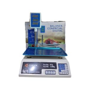 BALANZA COMERCIAL DE 40KG CON MASTIL ORYX OR-BD40A
