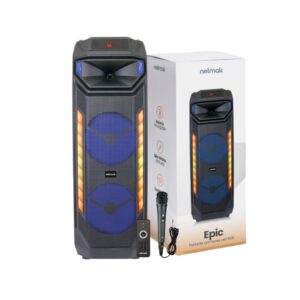 PARLANTE BT 8"X2 C/MICROFONO NM-EPIC