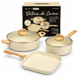 SET DE OLLA 5 PCS ORYX EKT0499