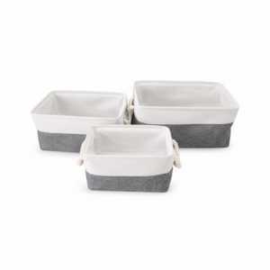 ORGANIZADOR / CANASTO DE TELA X 3 ACC0214