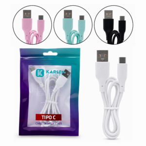 CABLE USB KARSEN C-103 TIPO C EN BOLSA