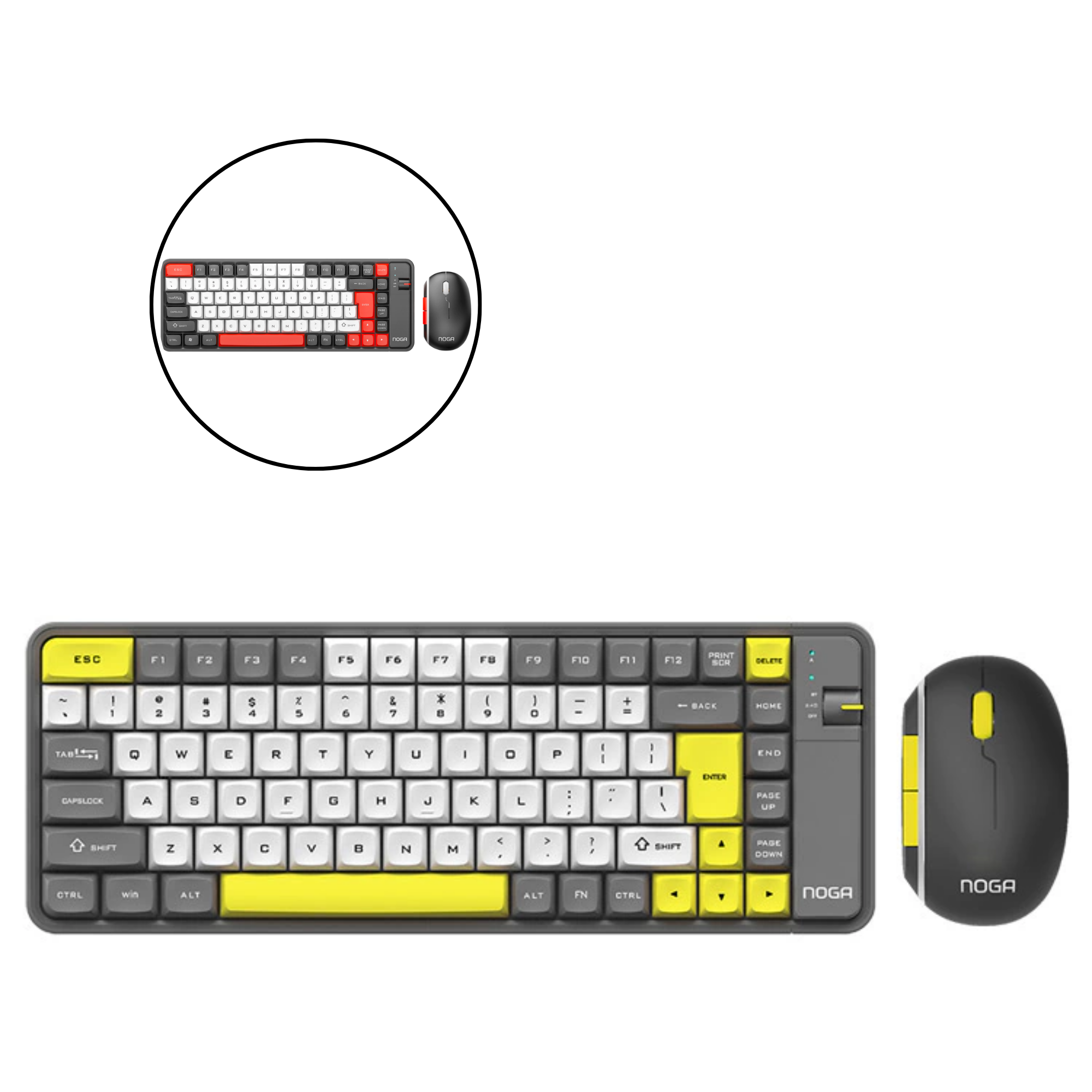 TECLADO + MOUSE INALAMBRICO NKB-Q20