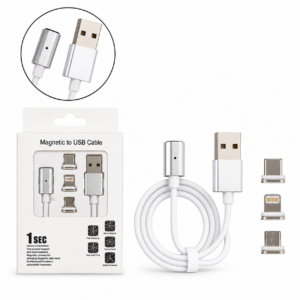 CABLE MAGNETICO USB 3 FICHAS 1SEC