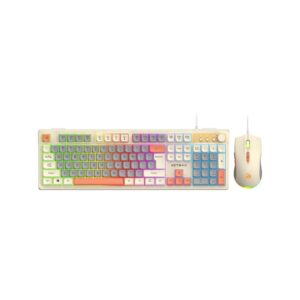 COMBO TECLADO + MOUSE MINIMALISTA LED TM34
