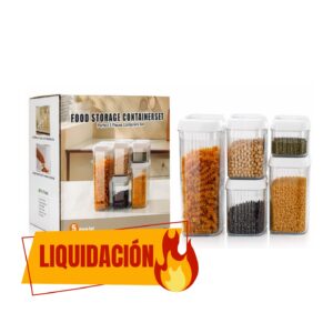 SET DE 5 CONTENEDORES JM-828-5