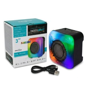 PARLANTE BLUETOOH 3" RGB FLAME LIGHT GTS-1373
