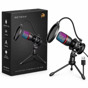 MICROFONO RGB STREAMING USB NM-MS786