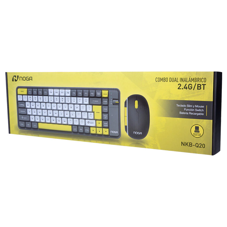 TECLADO + MOUSE INALAMBRICO NKB-Q20 - Imagen 6