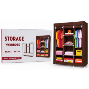 ROPERO PLACARD PORTATIL CON BARRA PARA COLGAR ROPA AV41009