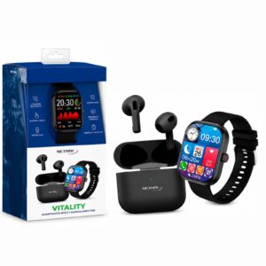 SMARTWATCH BT + AURICULARES TWS VITALITY