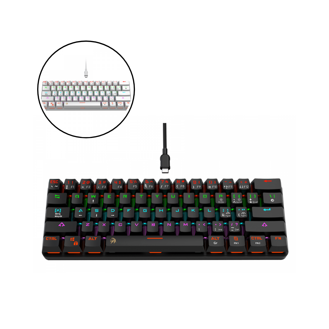 TECLADO MECANICO DOMINATE GAMER 60%