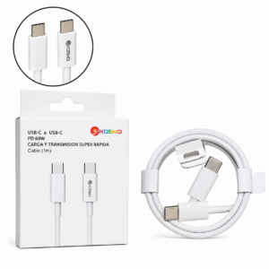 CABLE TIPO C A TIPO C KOSMO 60W