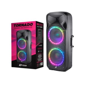 PARLANTE BLUETOOTH NOGA TORNADO DOBLE 12 PULGADAS