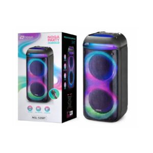 PARLANTE BT 2 X 8" NGL-525BT 40W CON MICROFONO Y LUCES