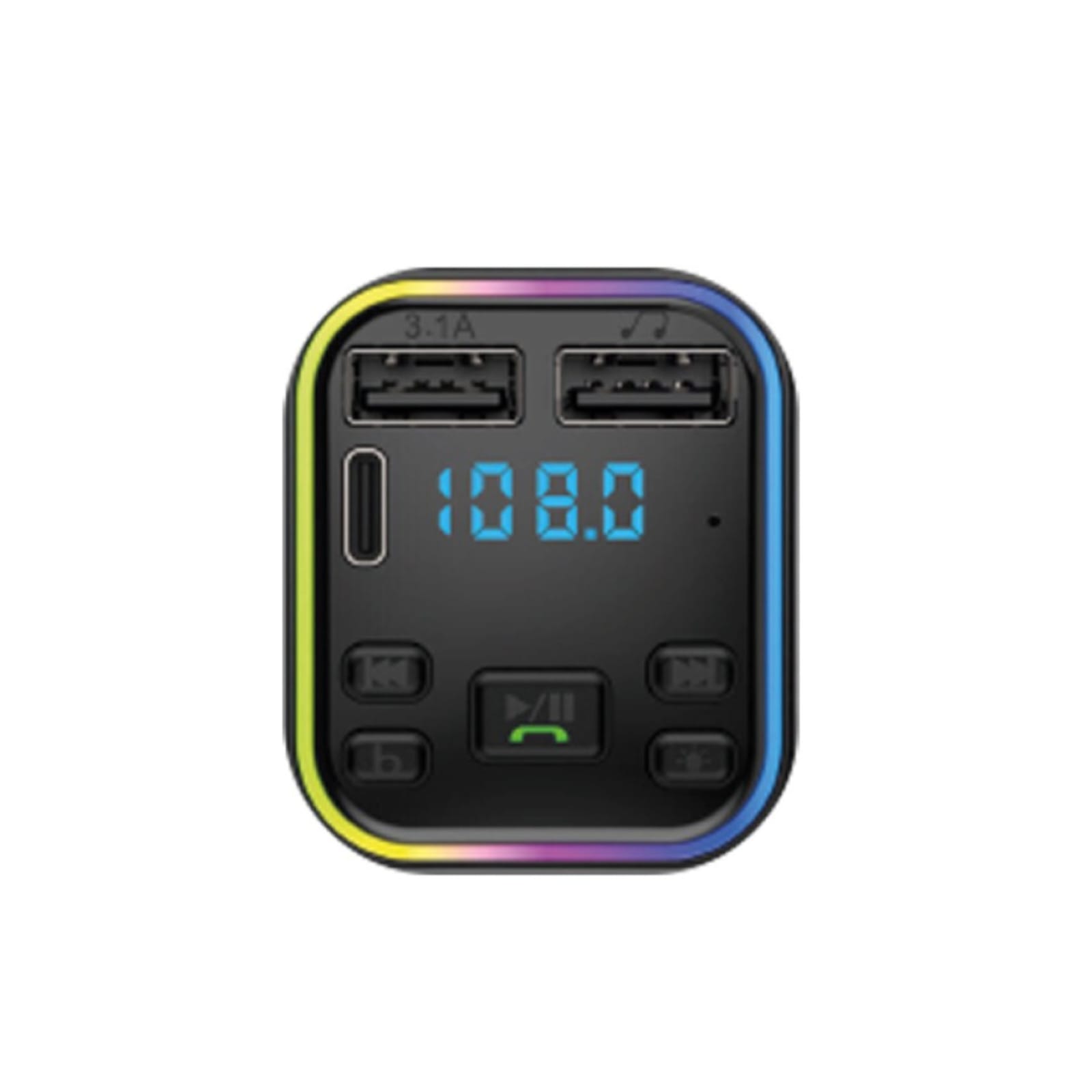 TRANSMIDOR FM BLUETOOTH USB + TIPOC NM-CAR38 - Imagen 2