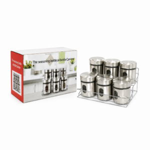 SET DE 6PCS DE ESPECIEROS CONDIMENTOS JK-4410