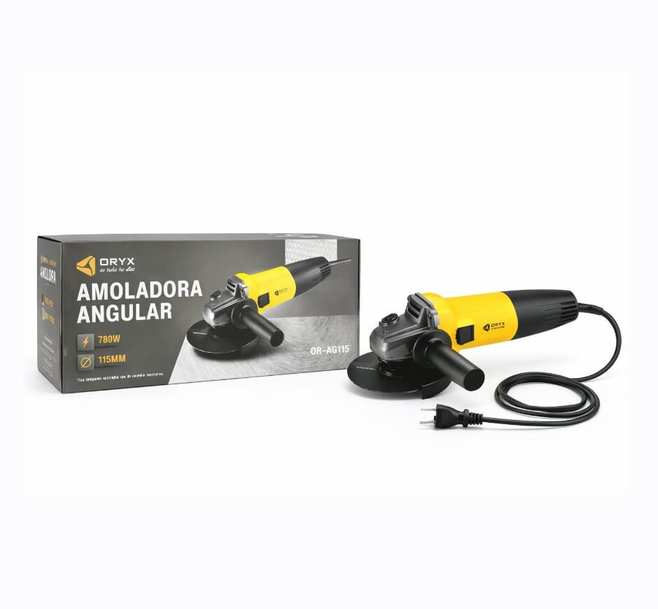 AMOLADORA ANGULAR ELECTRICA DE MANO 115MM 780W OR-AG115