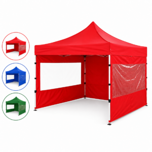 GAZEBO con 3 paredes 3 X 3