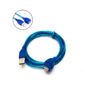 CABLE USB A HEMBRA EXTENSION 1,8 MTS AZUL NM-C09