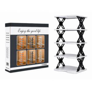 ORGANIZADOR DE ZAPATOS 5 NIVELES 27 X 27 X 87CM