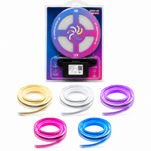 TIRA LED NEON 5M COLORES 5060M