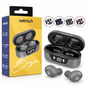 AURICULAR INALAMBRICO BT TOUCH C/DISPLAY NM-BIZA