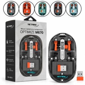 MOUSE TRANSPARENTE BT NM-M670