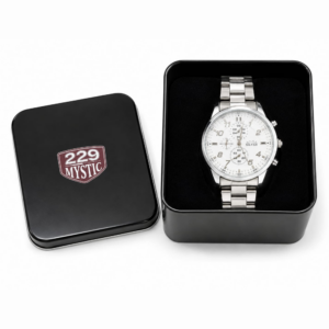 RELOJ ANALOGICO METALICO CON ESTUCHE 01