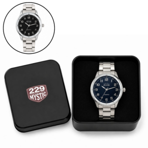 RELOJ ANALOGICO METALICO CON ESTUCHE 02