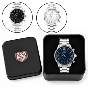 RELOJ ANALOGICO METALICO CON ESTUCHE 03